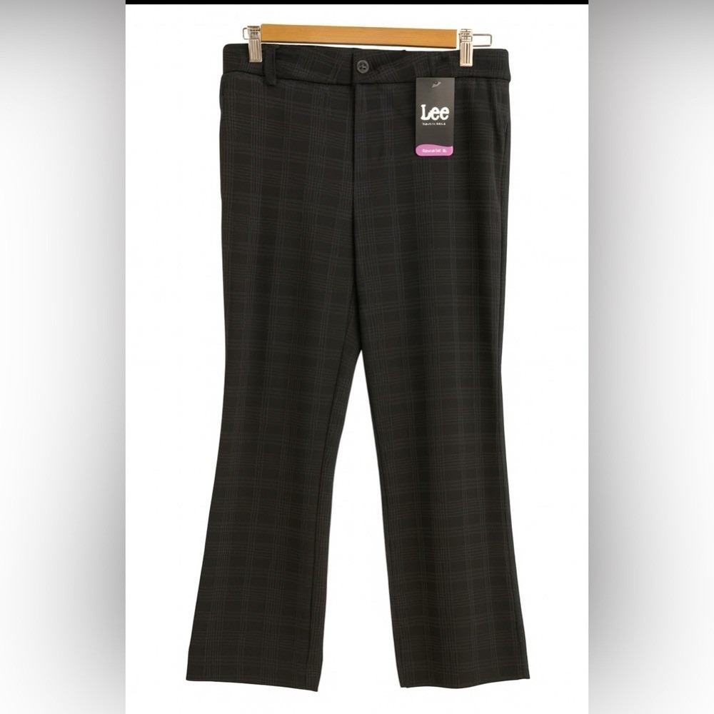 Lee Women's Plaid Straight Leg Pants – Size 14 – NWT